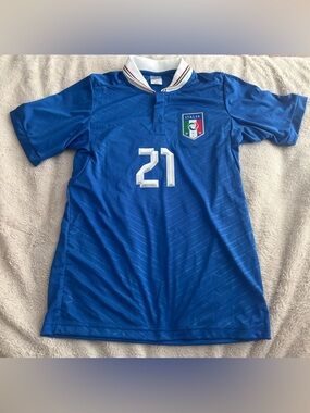 2012 ITALY PIRLO #21 HOME JERSEY